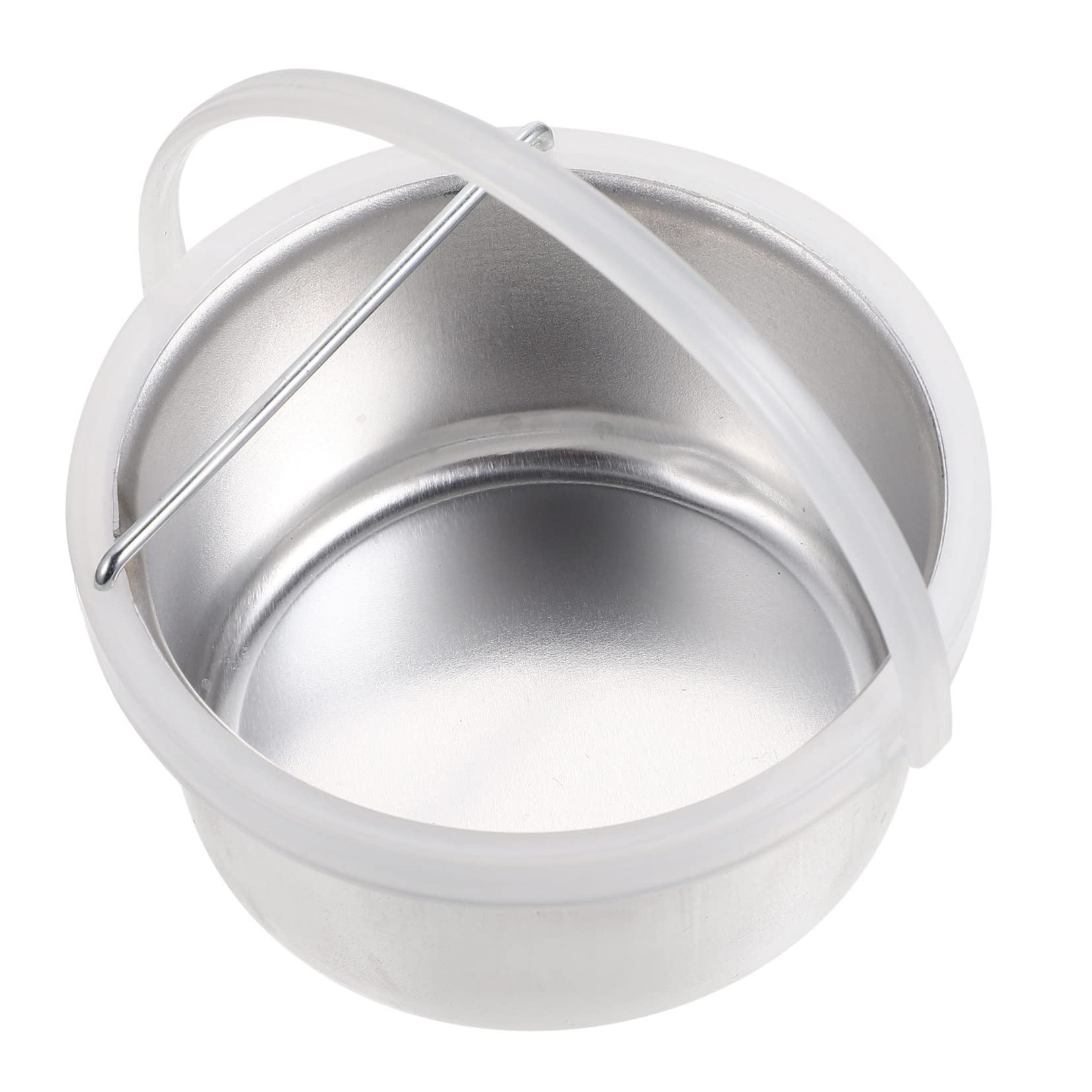 TEHAUX 2-Pack Small Wax Pot Replacement for Wax Warmer - Aluminum Epilator Heating Bowl for Wax Melting (Perfect for Home Salon, DIY Hair Removal & Spa Waxing)