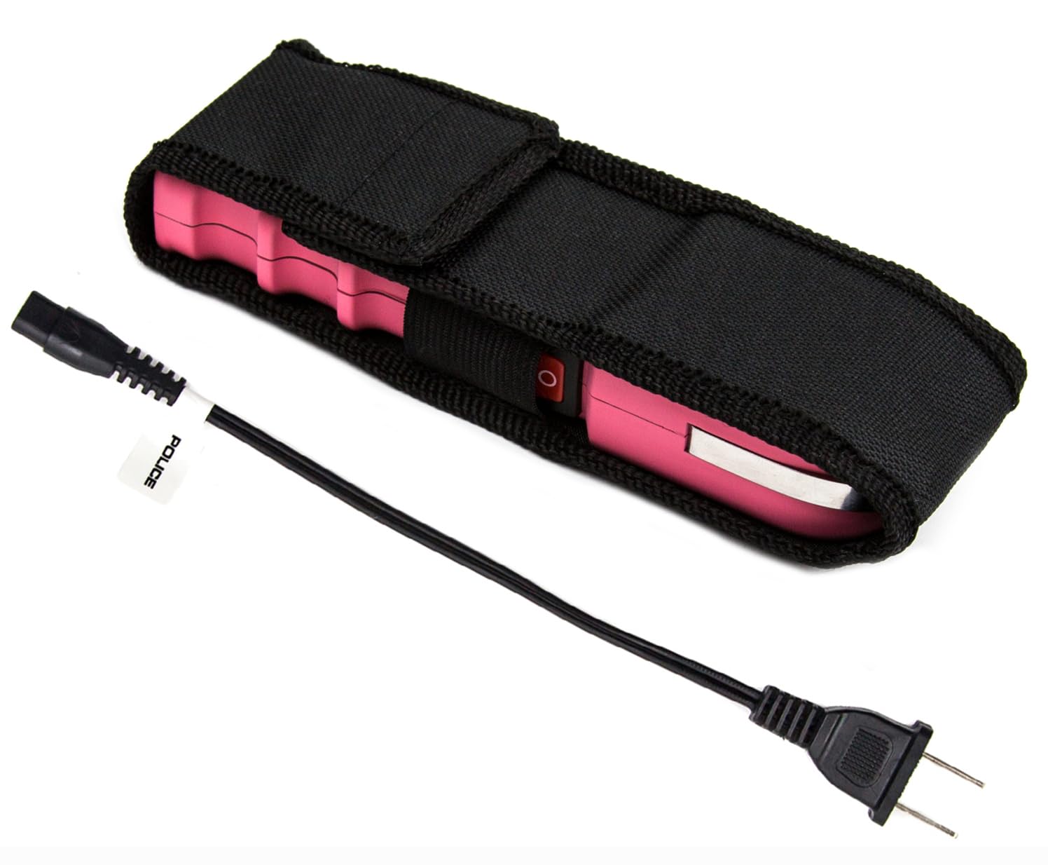POLICE Stun Gun 928 - High Voltage Rechargeable Self Defense Weapon with LED Flashlight | Compact & Heavy Duty Personal Security for Women (Pink) | Perfect for Night Jogging, Parking Lot Safety & Home Protection