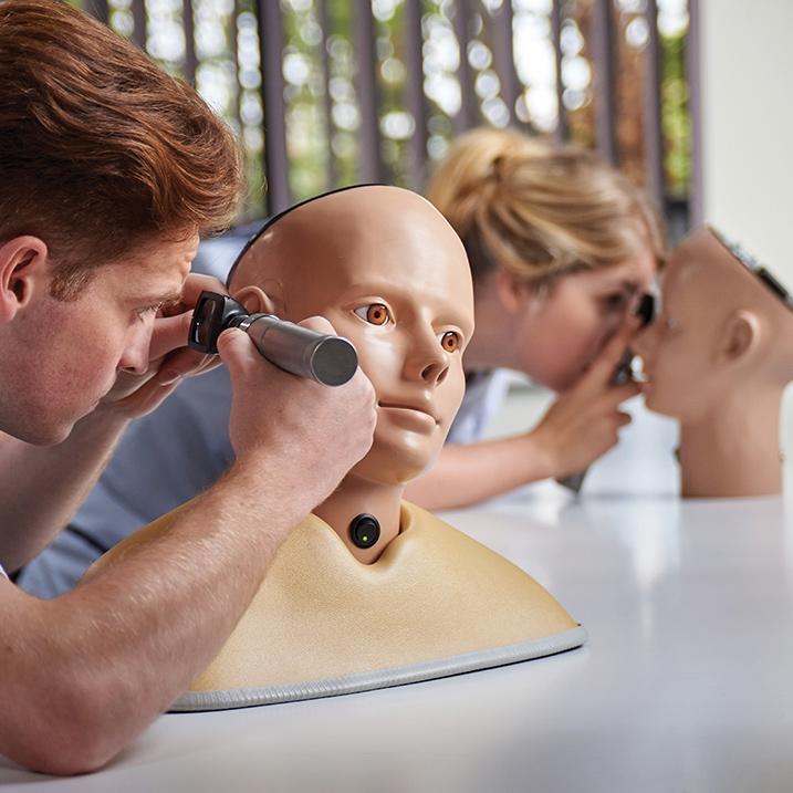 Digital Eye and Ear Examination Trainer Set - Professional Medical Training Equipment for Ophthalmology & Otology Practice - Perfect for Medical Students, Doctors, and Healthcare Professionals