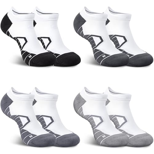Black Grey White 4 Pairs