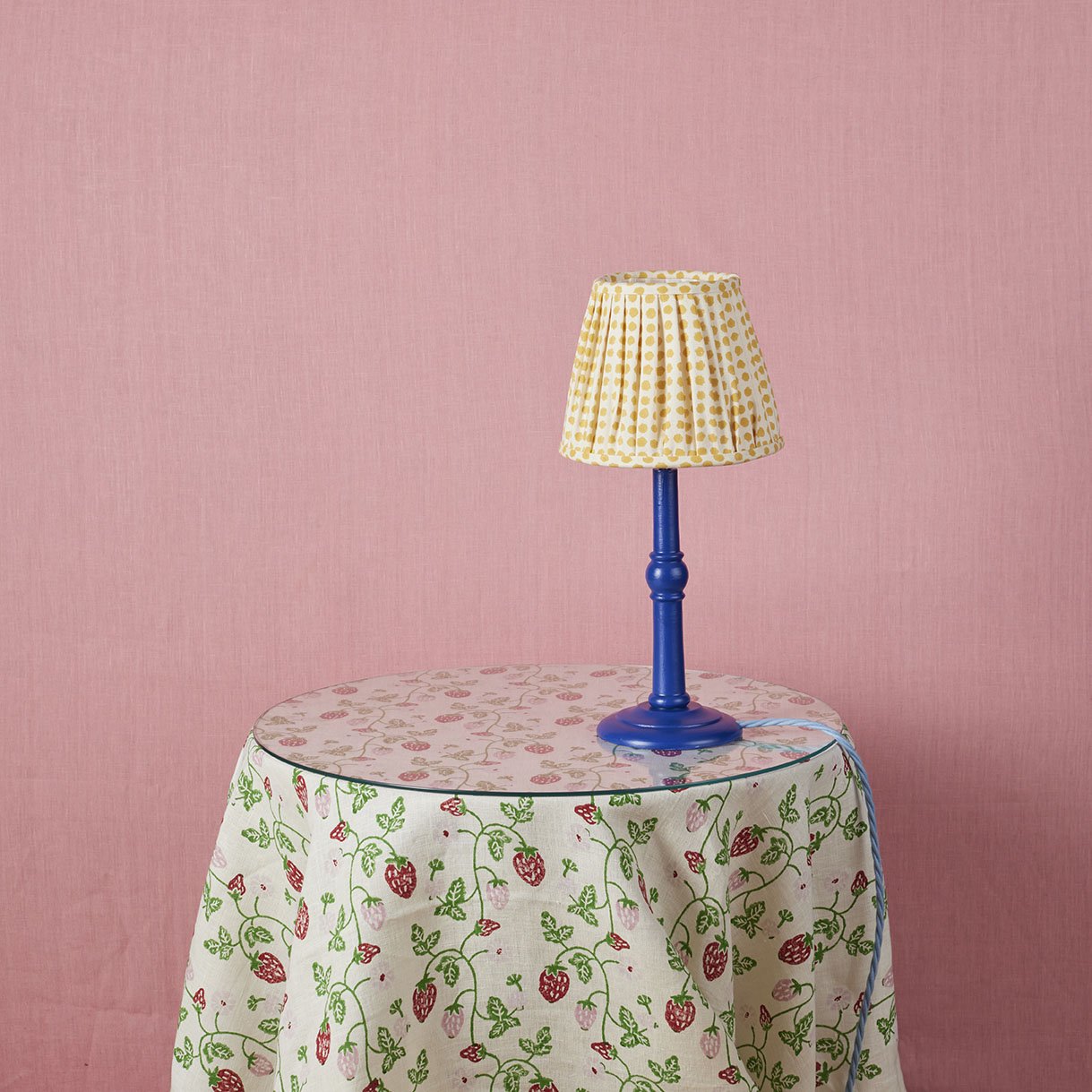Mustard Yellow Pleated Lampshade - Small Size for Bedroom, Nursery & Living Room Lighting Decor
