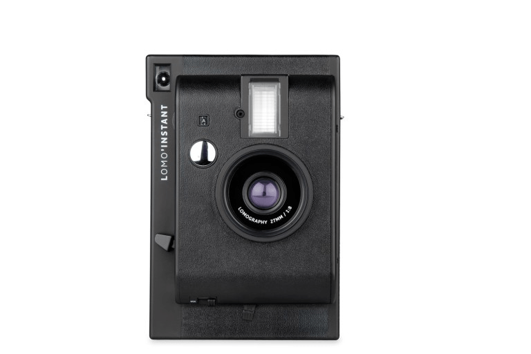 Lomography Lomo Instant Camera (Black) - Vintage Style Instant Film Camera with Built-in Flash - Perfect for Travel, Parties & Creative Photography
