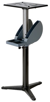 Master Mechanic Adjustable Grinder Pedestal Stand 3508S200 - Heavy Duty Workbench Mount for Metalworking, Woodworking & DIY Projects