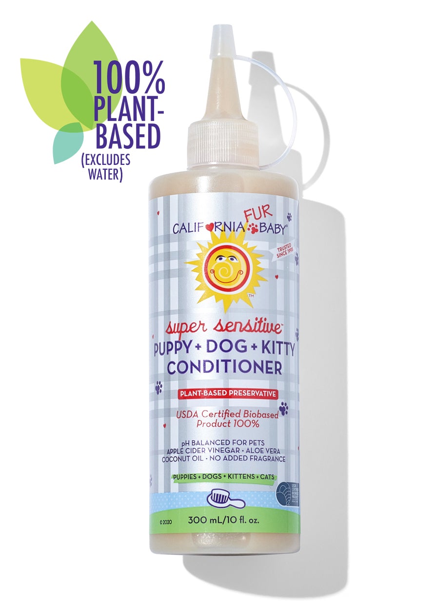 Hypoallergenic Fragrance-Free Puppy Dog & Cat Conditioner for Sensitive Skin - Gentle Moisturizing & Soothing for Pets with Allergies or Dry Skin - Perfect for Bath Time & Grooming Routine