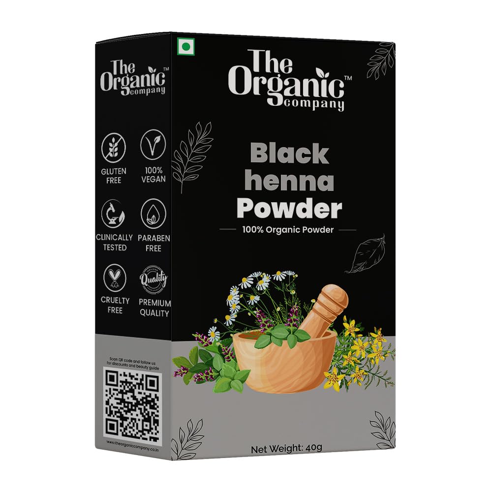 Organic Black Henna Powder for Hair - Natural Herbal Hair Dye for Women & Men | Long-Lasting Gray Coverage & Vibrant Color | Perfect for Home Hair Coloring, Salon-Quality Results, and Natural Hair Care