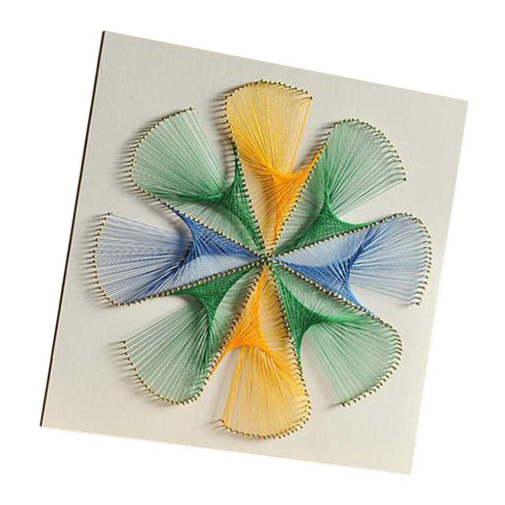 LoveinDIY String Art Kit - Geometric Flower Nail & Thread Wall Decor for Adults | DIY Home Decoration, Gift Idea & Craft Project for Beginners