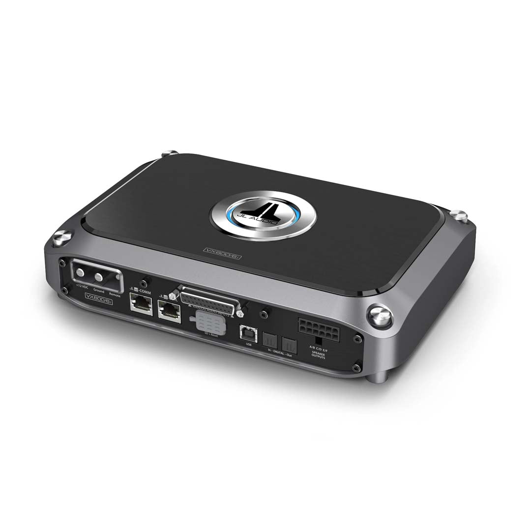 JL Audio JL VX600/6i VXi Series Class D 6-Channel Car Amplifier with Integrated DSP - 600W RMS Power for Premium Car Audio Systems | Perfect for SUVs, Trucks & Custom Car Stereo Upgrades