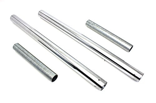 FXDWG Hard Chrome 49mm Fork Tube Set - Premium Motorcycle Suspension Upgrade for Harley, Honda, Yamaha - Perfect for Off-Road, Street Riding & Performance Enhancement