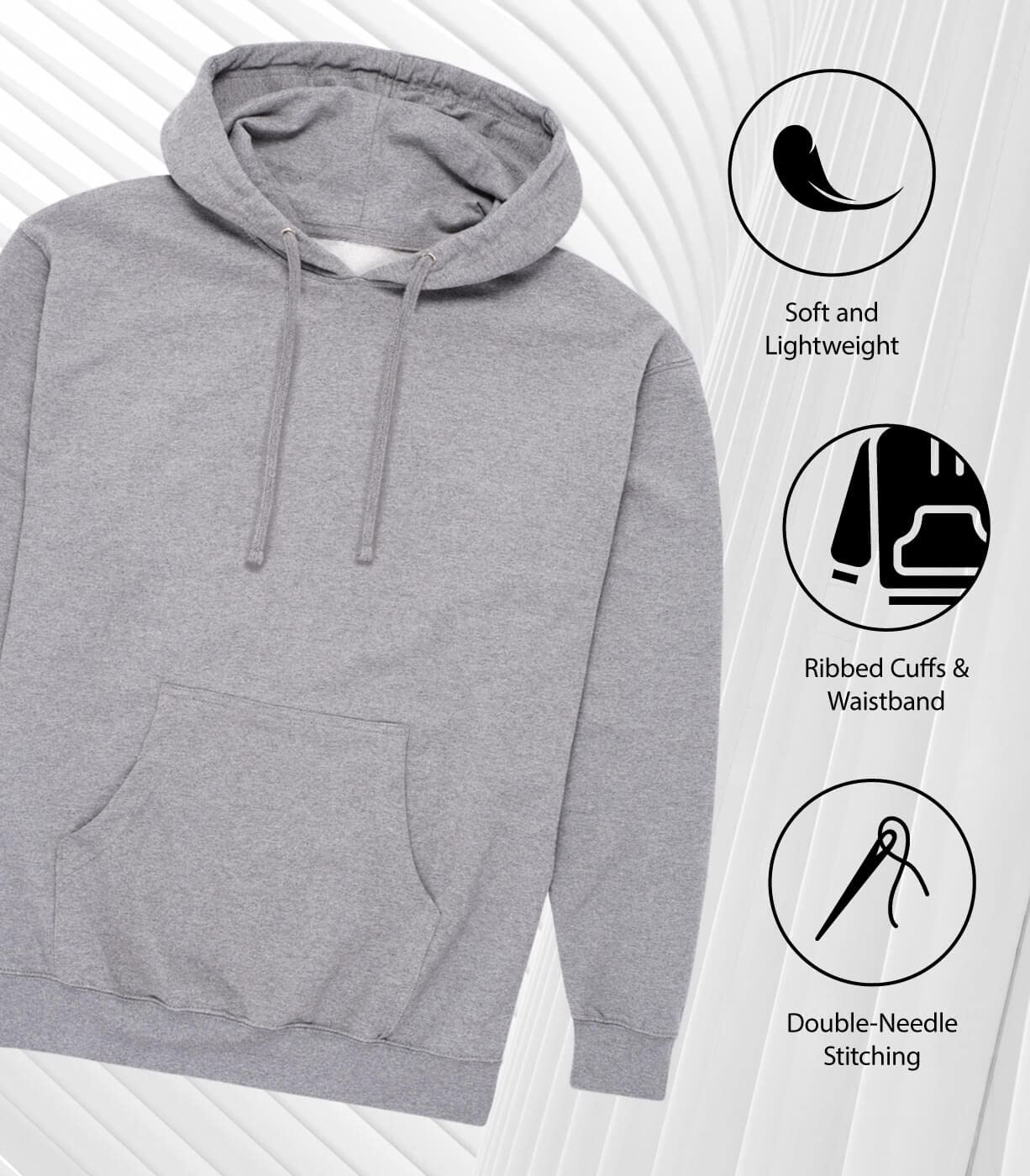 HYBRID APPAREL Victorious - Men's Pullover Hooded Fleece Sweatshirt | Soft & Warm Winter Hoodie for Casual Wear, Gym & Outdoor Activities