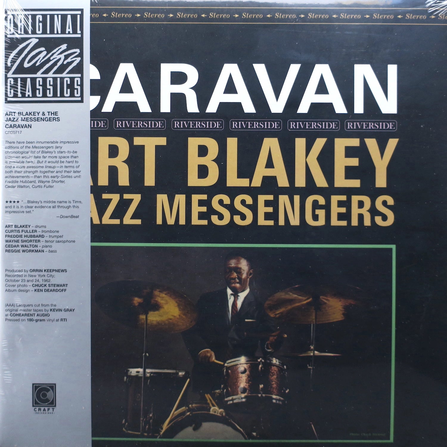 ART BLAKEY & THE JAZZ MESSENGERS 'Caravan' CRAFT 180g Vinyl LP | High-Quality Jazz Record for Audiophiles & Collectors | Perfect for Home Listening & Music Enthusiasts
