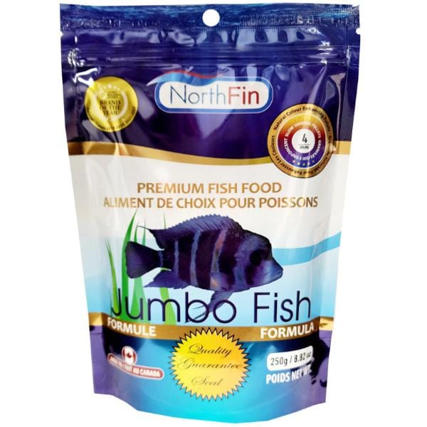 NorthFin Jumbo Fish Formula Premium Food - High Protein Floating Pellets for Large Cichlids, Oscars, Arowanas & Other Big Fish - Ideal for Aquarium, Pond & Outdoor Fish Farming