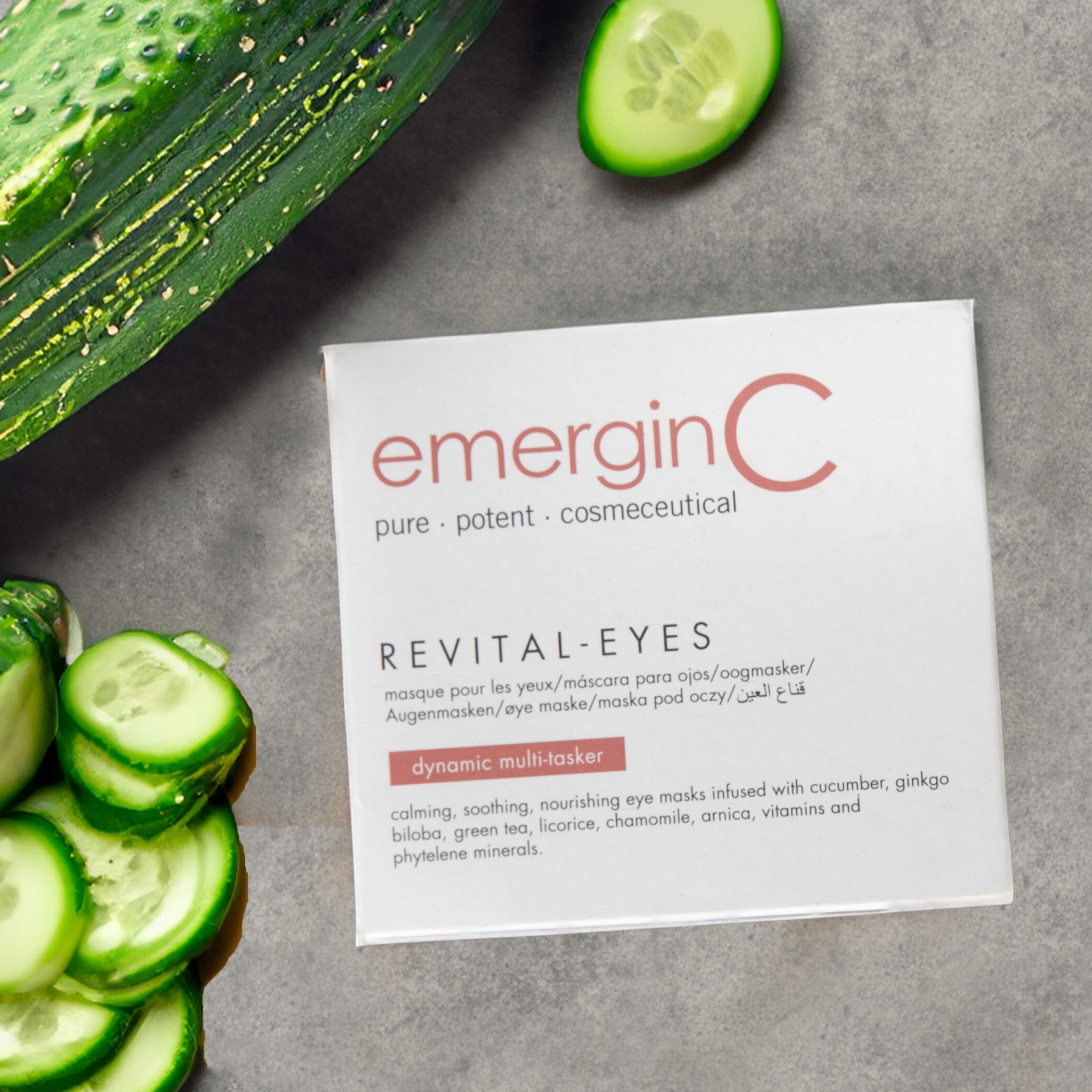 EmerginC Revital Eyes - Anti-Aging Eye Cream for Dark Circles & Puffiness | Hydrating & Firming Under Eye Treatment | Perfect for Nighttime Skincare Routine & Travel Essentials