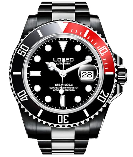 Red with Stainless steel band