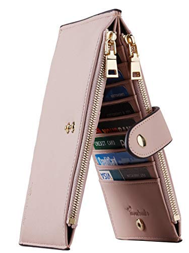 Travelambo Women's RFID Blocking Bifold Wallet with Zipper Pocket - Slim Multi Card Holder for Credit Cards & Cash | Perfect for Everyday Use, Travel, and Shopping