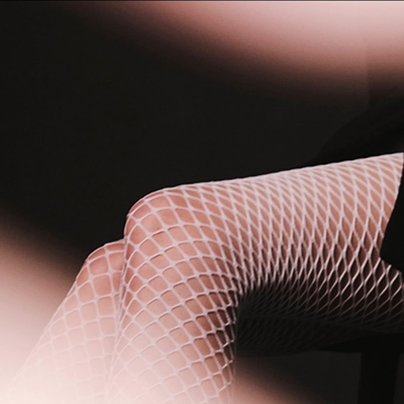 Glow in the Dark Fishnet Stockings for Women - Sexy High Waist Mesh Pantyhose, Punk & Gothic Fashion, Perfect for Halloween, Cosplay, and Nightclub Outfits