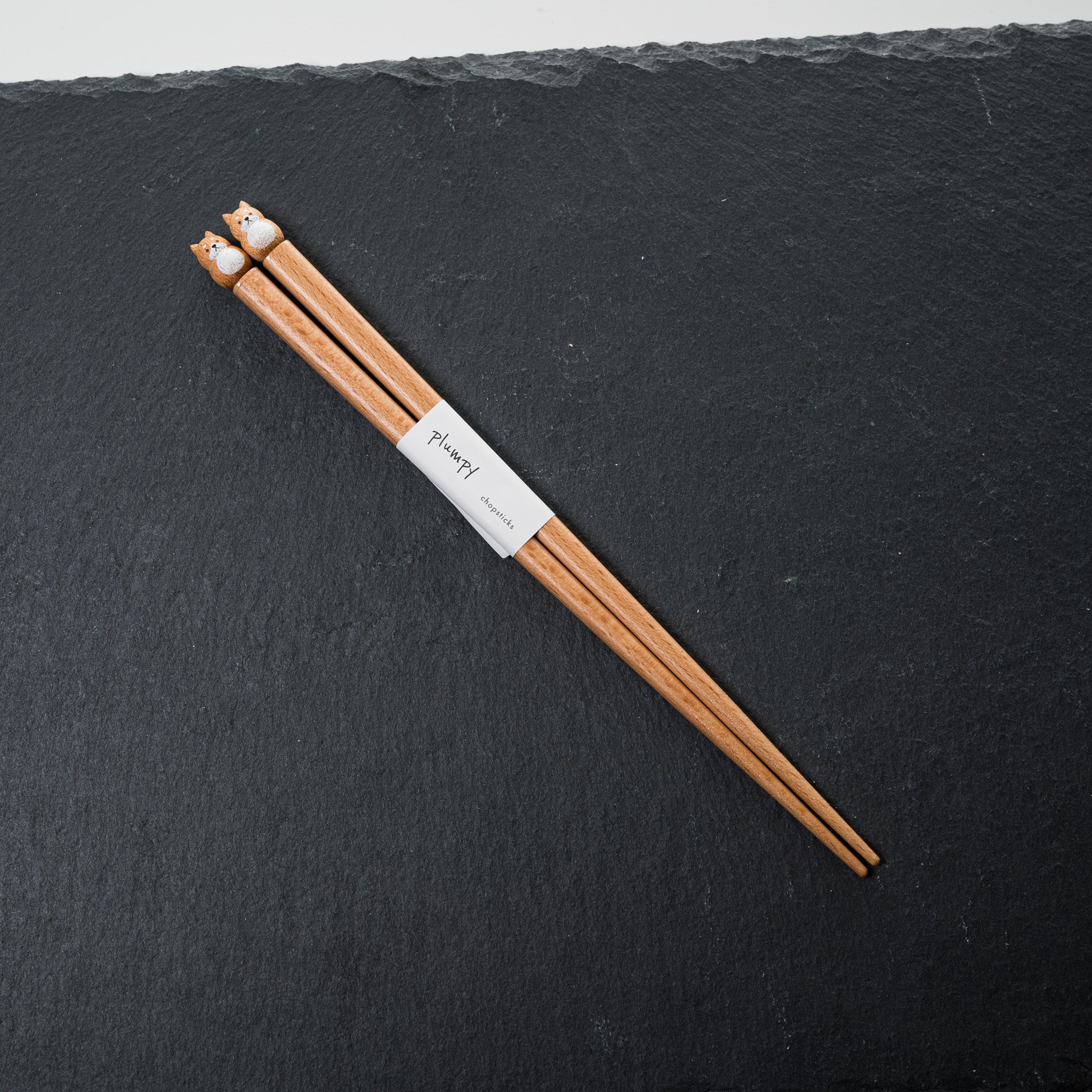 Handmade Animal Design Single Pair Chopsticks - 19.5cm (7.7in) - 4 Cute Animal Styles - Perfect for Asian Cuisine, Sushi, Ramen & Home Dining