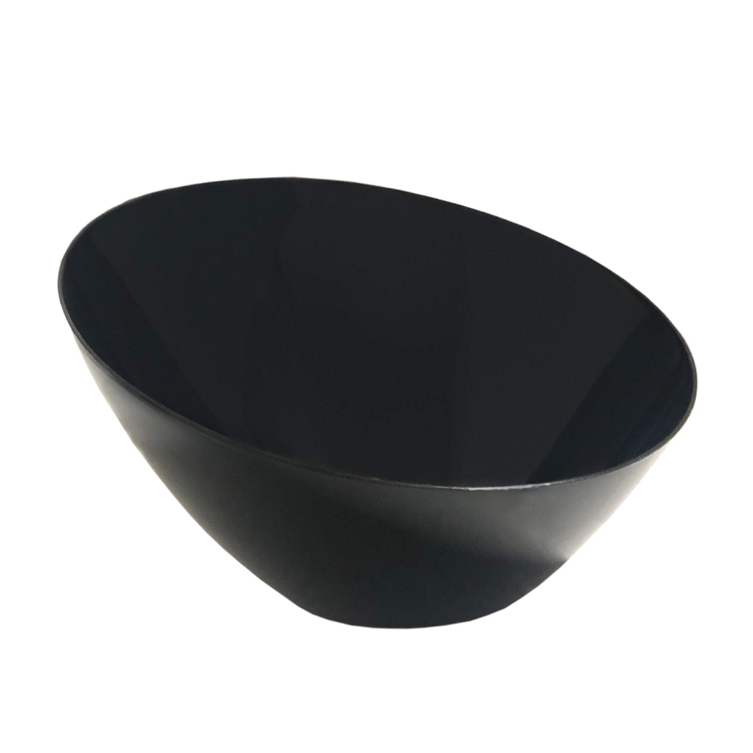 Party Essentials Plastic Serving Angle Bowls for Snacks, Appetizers & Salad | Durable Disposable Bowls for Parties, Picnics, BBQs & Events