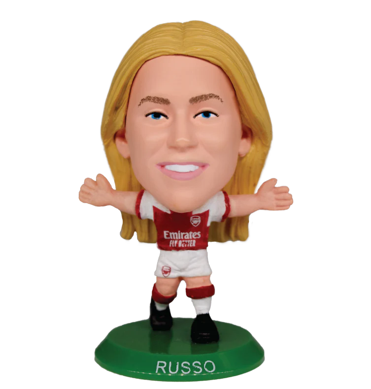 Official Arsenal SoccerStarz Alessia Russo Collectible Figurine - Perfect for Soccer Fans, Gift Ideas & Home Decor Display