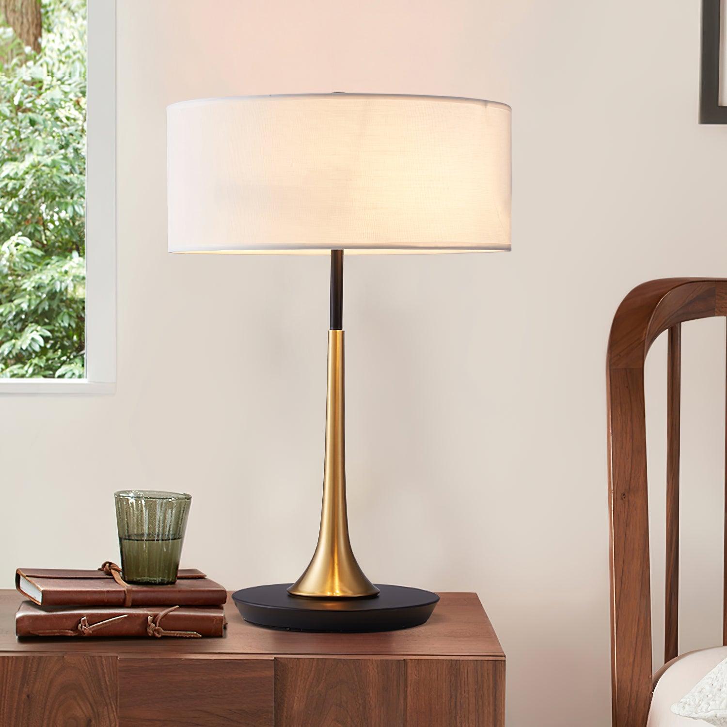 Modern Dana Table Lamp - Adjustable LED Desk Light for Home Office, Bedroom & Study - Stylish Nightstand Lighting for Reading & Decor