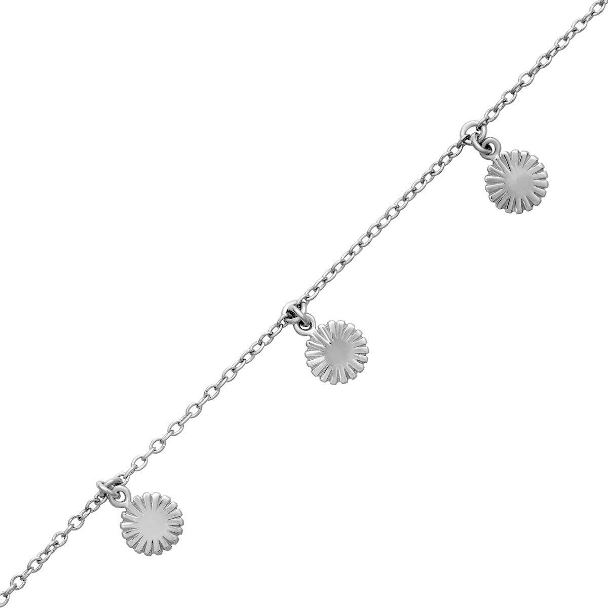 Daisy Flower Charm Bracelet for Women - Adjustable Bohemian Floral Beaded Wristband - Perfect for Spring, Summer, Boho Style & Everyday Wear