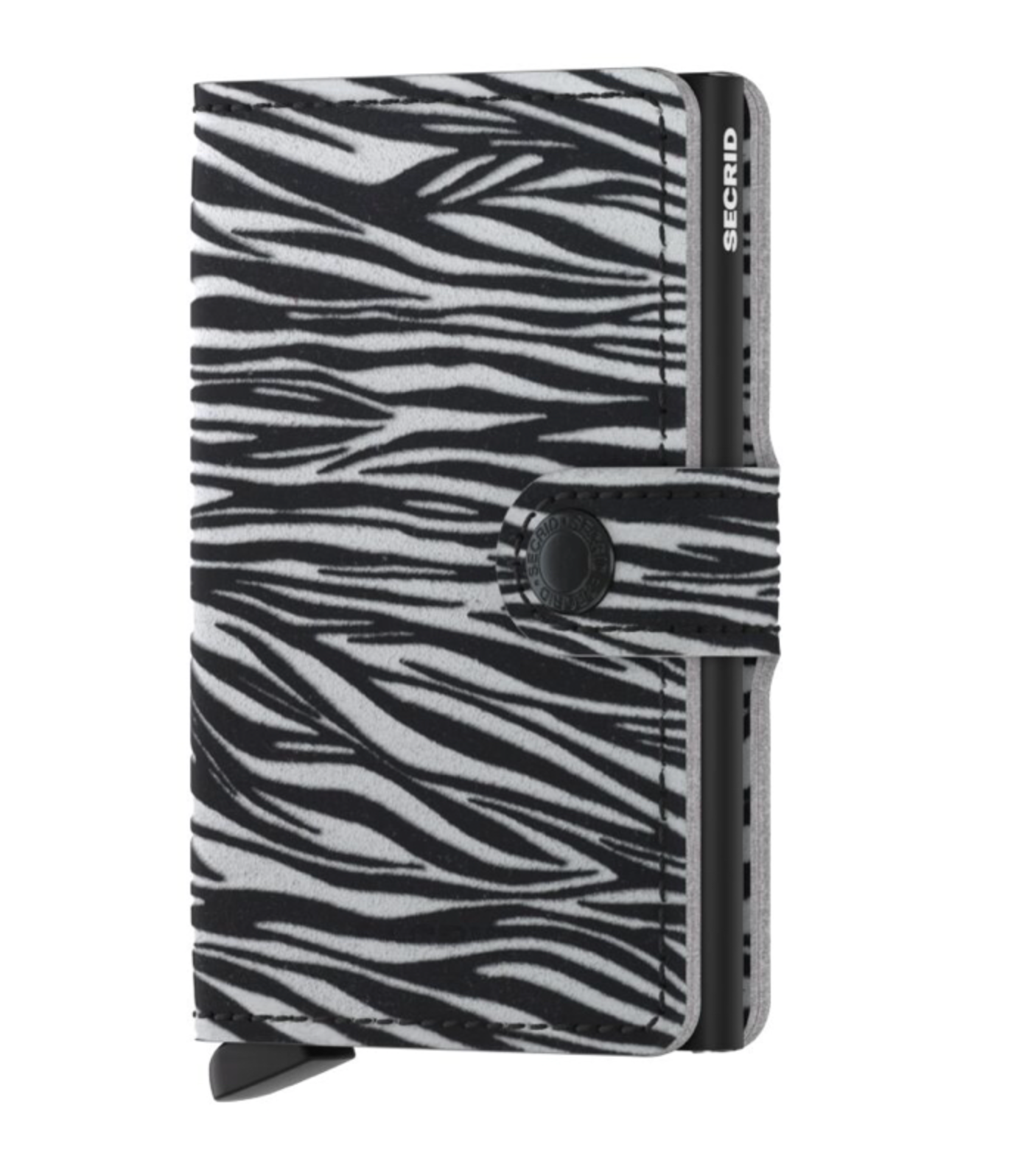 Secrid Zebra Mini Wallet - RFID Blocking Slim Card Holder for Men & Women | Perfect for Travel, Business & Everyday Use
