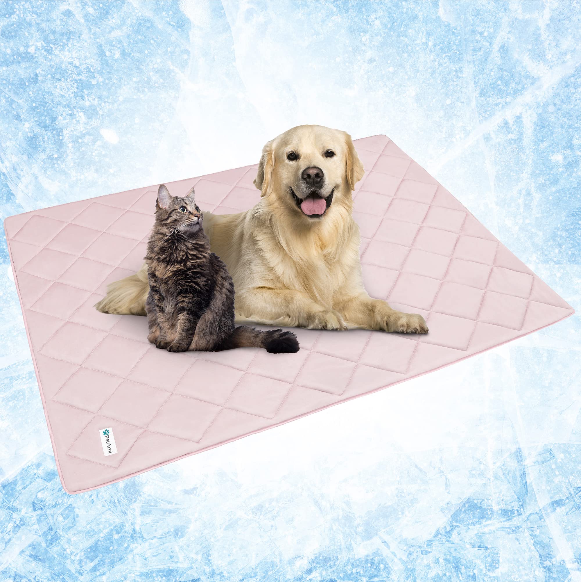 Premium Cooling Dog Blanket - Reversible Fuzzy Pet Throw for Dogs & Cats - Sofa Protector, 60x80 Pink - Perfect for Beds & Couches
