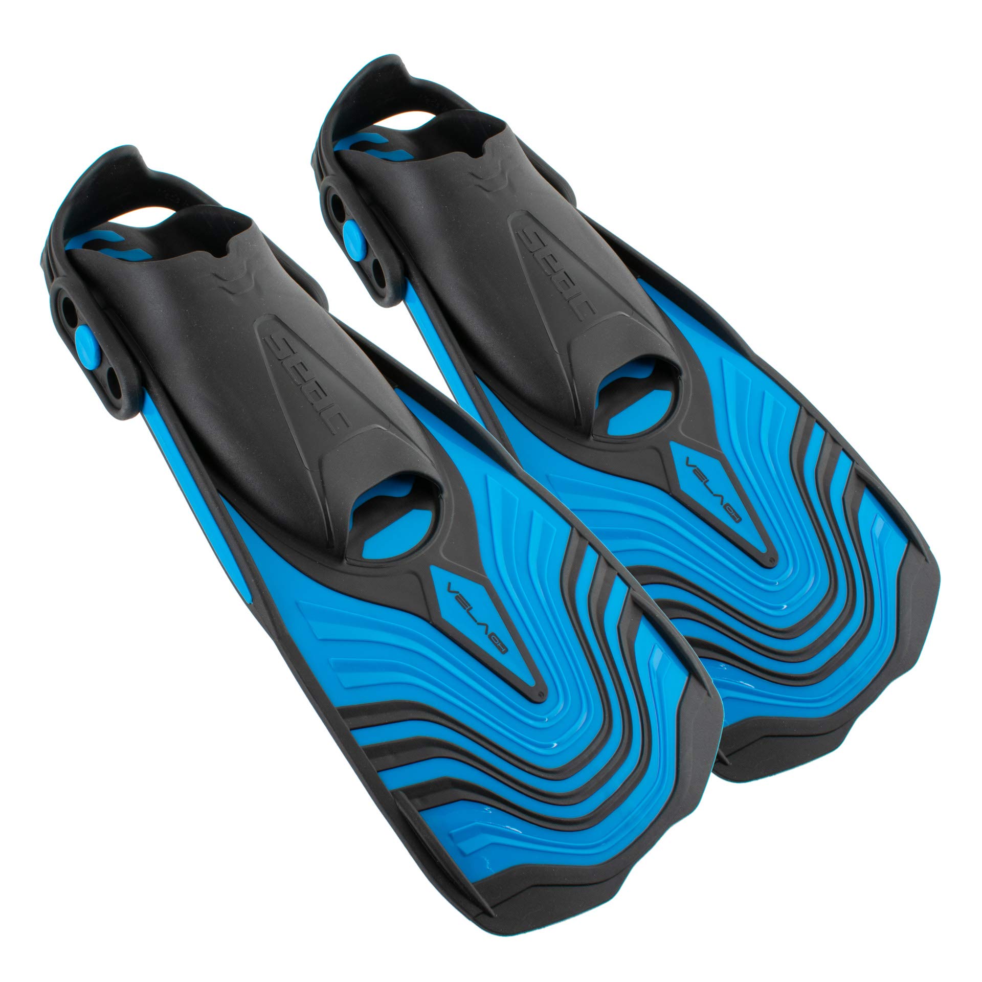 SEAC Vela OH Snorkeling Fins - Adjustable Strap Swim Fins for Snorkeling, Diving & Pool Swimming - Lightweight Comfortable Swim Fins for Adults & Kids - Perfect for Beach, Ocean & Water Sports