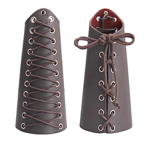 Brown - medieval gauntlets