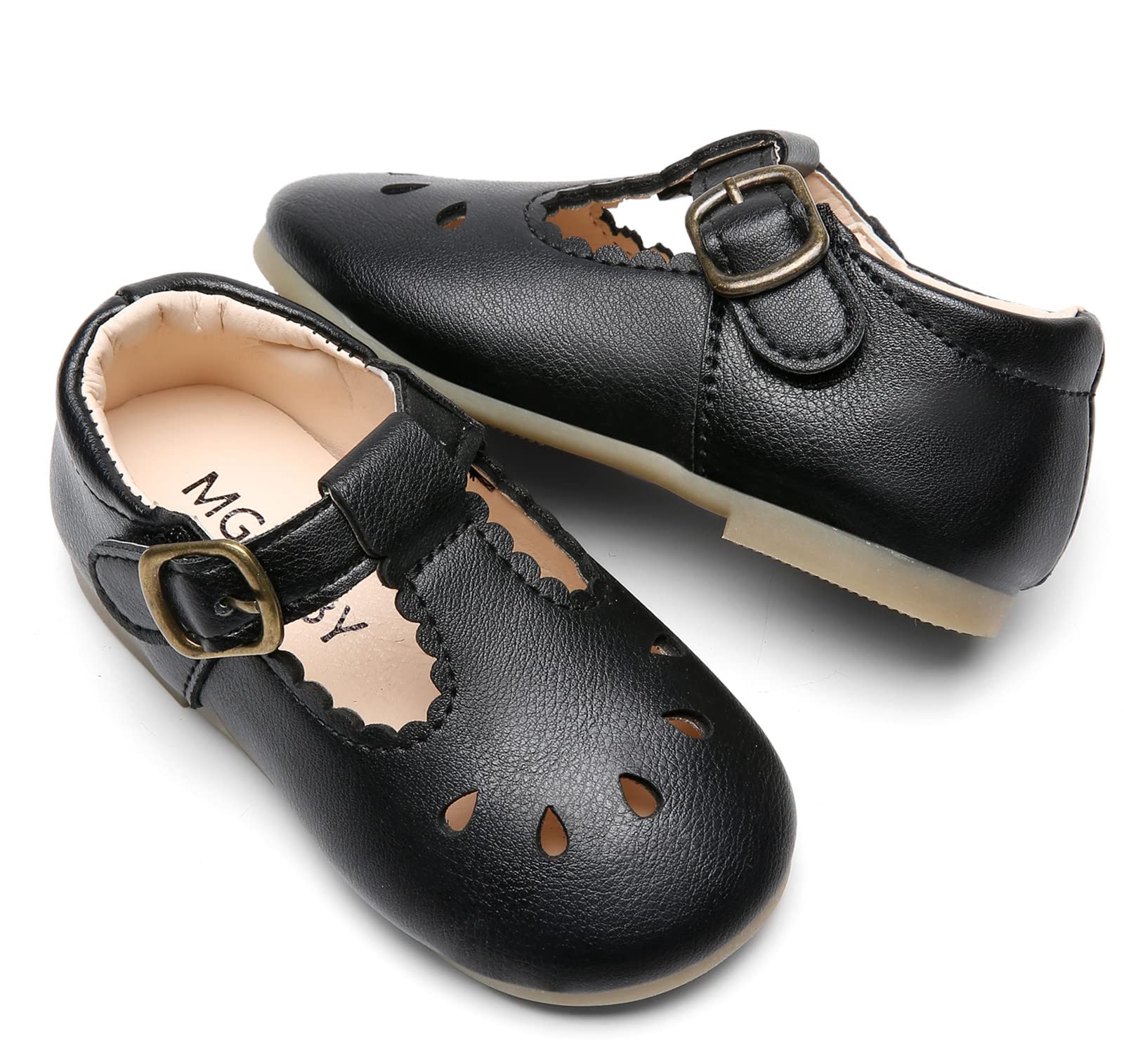 DADAWEN Girls Mary Jane Shoes - Classic School Uniform Flats for Dress & Formal Occasions - Perfect for School, Church, and Special Events