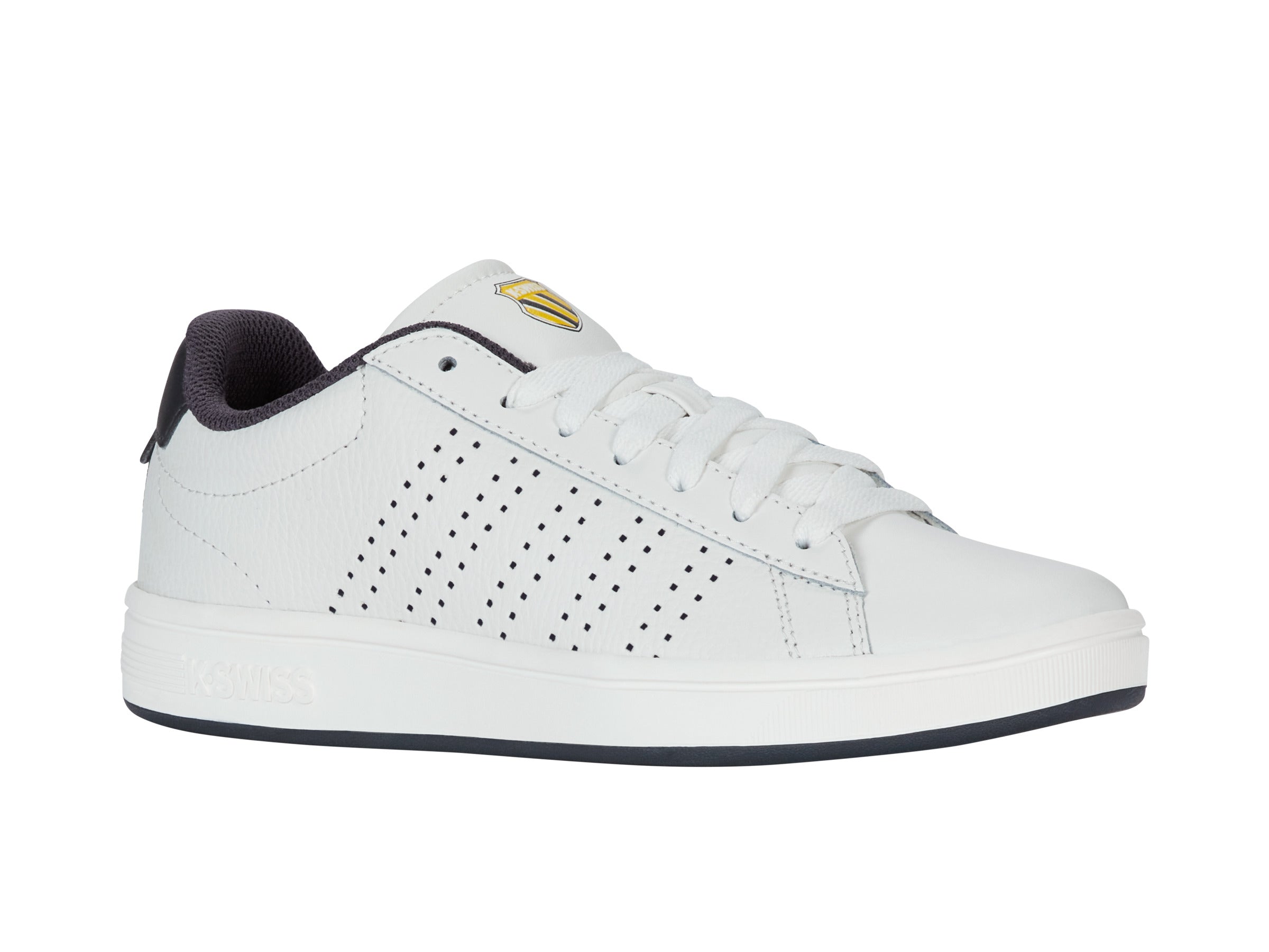 Nike Court Base II Men's Sneakers - White/Asphalt/Dandelion - Comfortable & Stylish for Casual Wear, Tennis & Everyday Use
