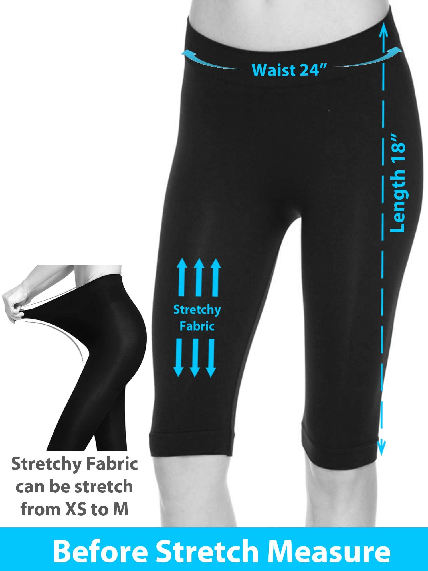 Women's High-Waisted Knee-Length Bike Shorts - Breathable Workout Leggings for Running, Yoga & Gym - Plus Size Activewear for Women