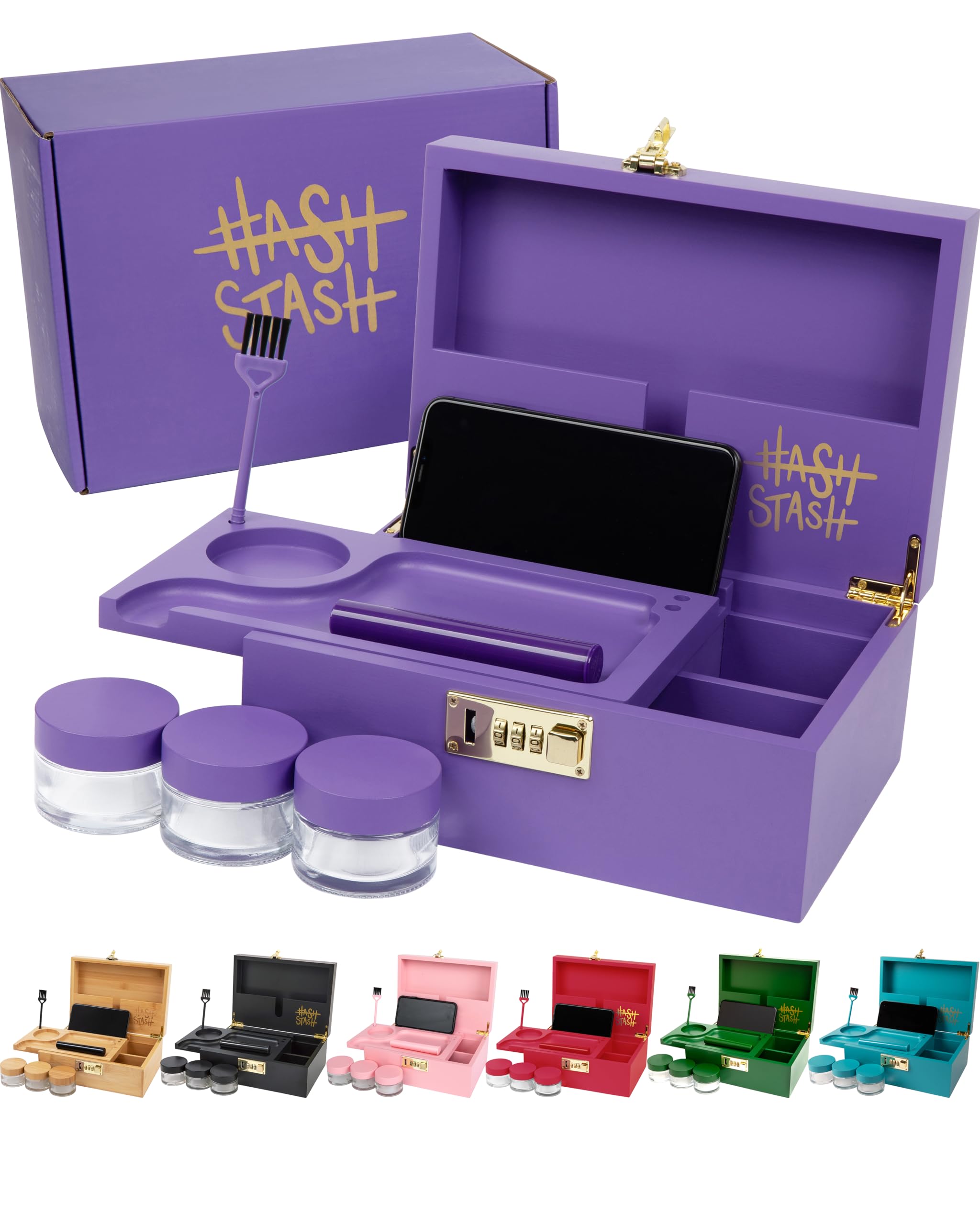 Premium Storage Box - Durable & Stylish Purple/Gold Organizer for Home, Office & Travel | Perfect for Closet, Pantry & Kids' Toys Organization