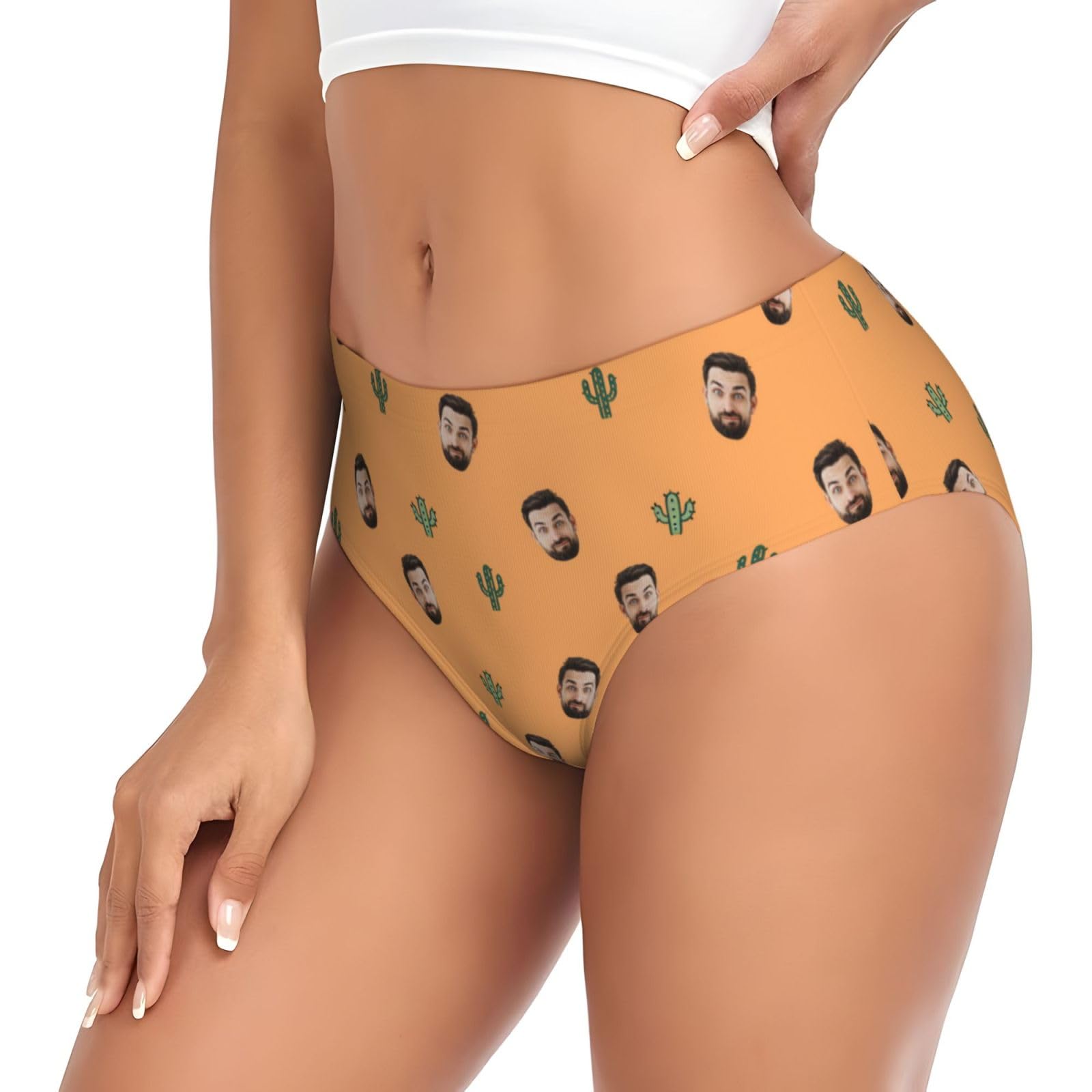 Custom Photo Underwear for Women - Funny Gift for Her | Anniversary & Valentine's Day