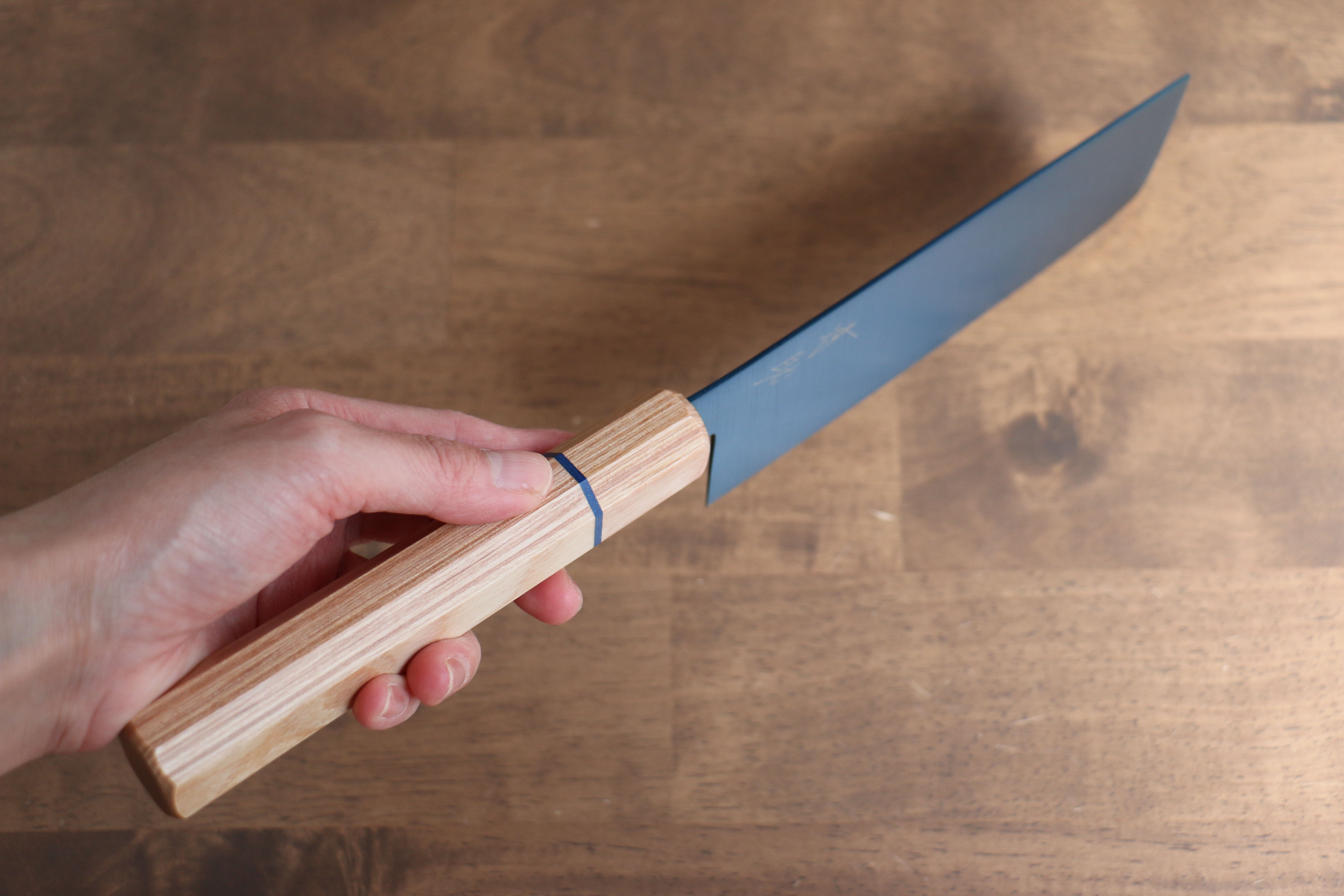 Premium Seisuke SK 85 Nakiri Knife 160mm - Japanese Stainless Steel Blade with Ion Plating & White Wood Handle - Perfect for Sushi, Vegetables, and Precision Cutting