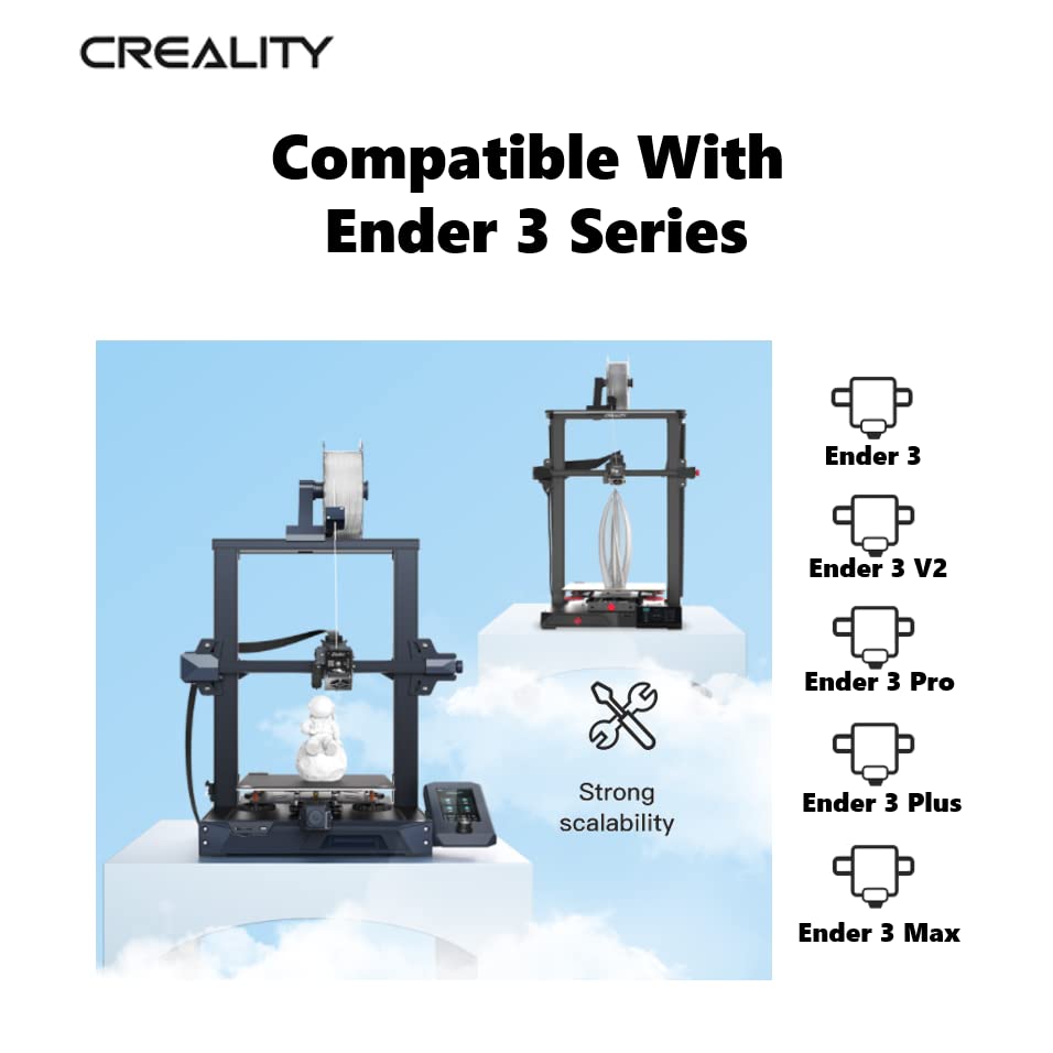 Creality Sprite Extruder Pro Upgrade Kit - Direct Drive Extruder for Ender 3, Ender 3 V2, Ender 3 Pro & Ender 3 Max 3D Printers | High Precision Printing for PLA, ABS, PETG Filaments | Perfect for Home DIY Projects & Professional 3D Printing