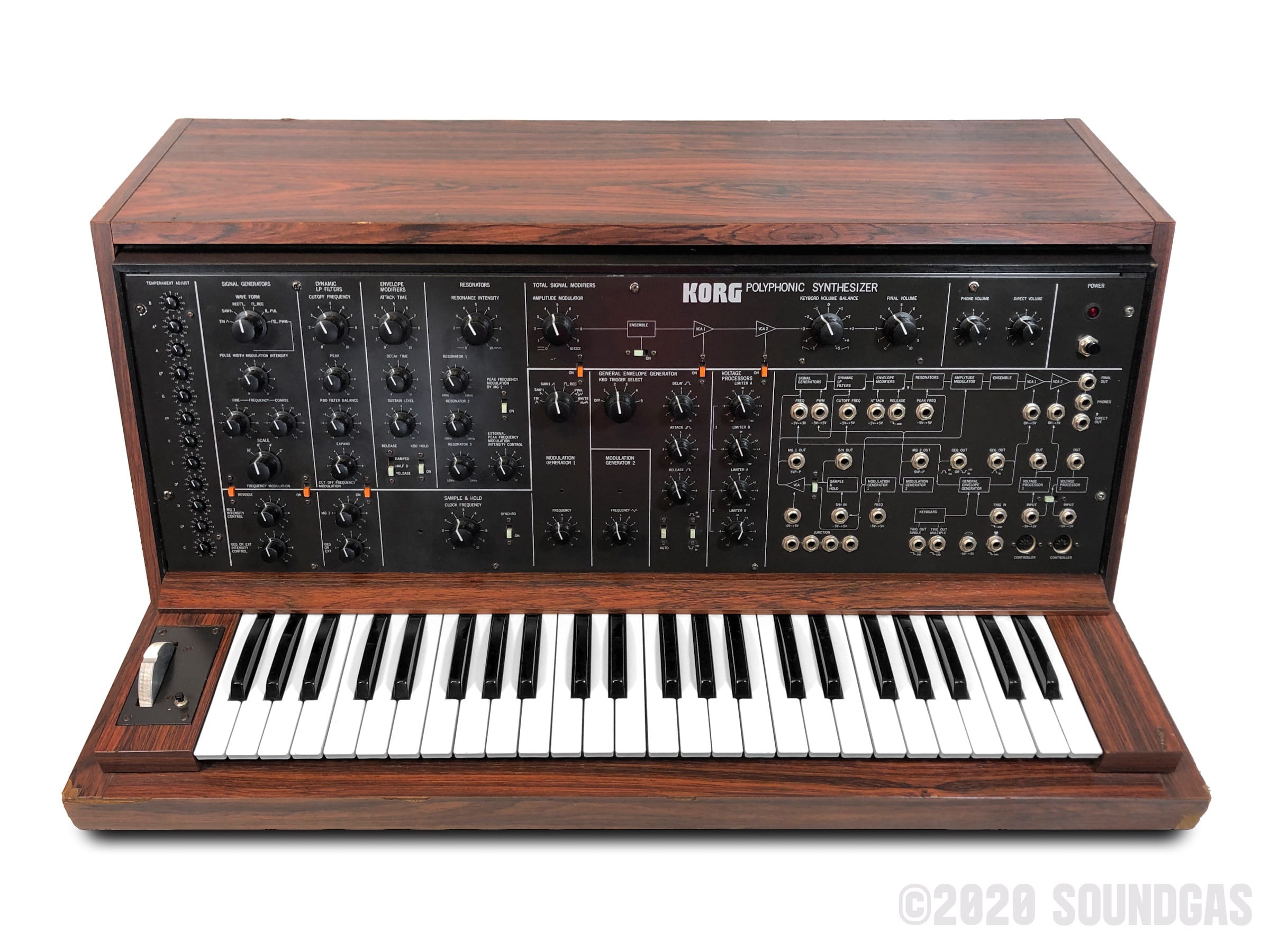 Korg PS 3100 Professional Polyphonic Synthesizer - Vintage Analog Keyboard for Music Production & Live Performance