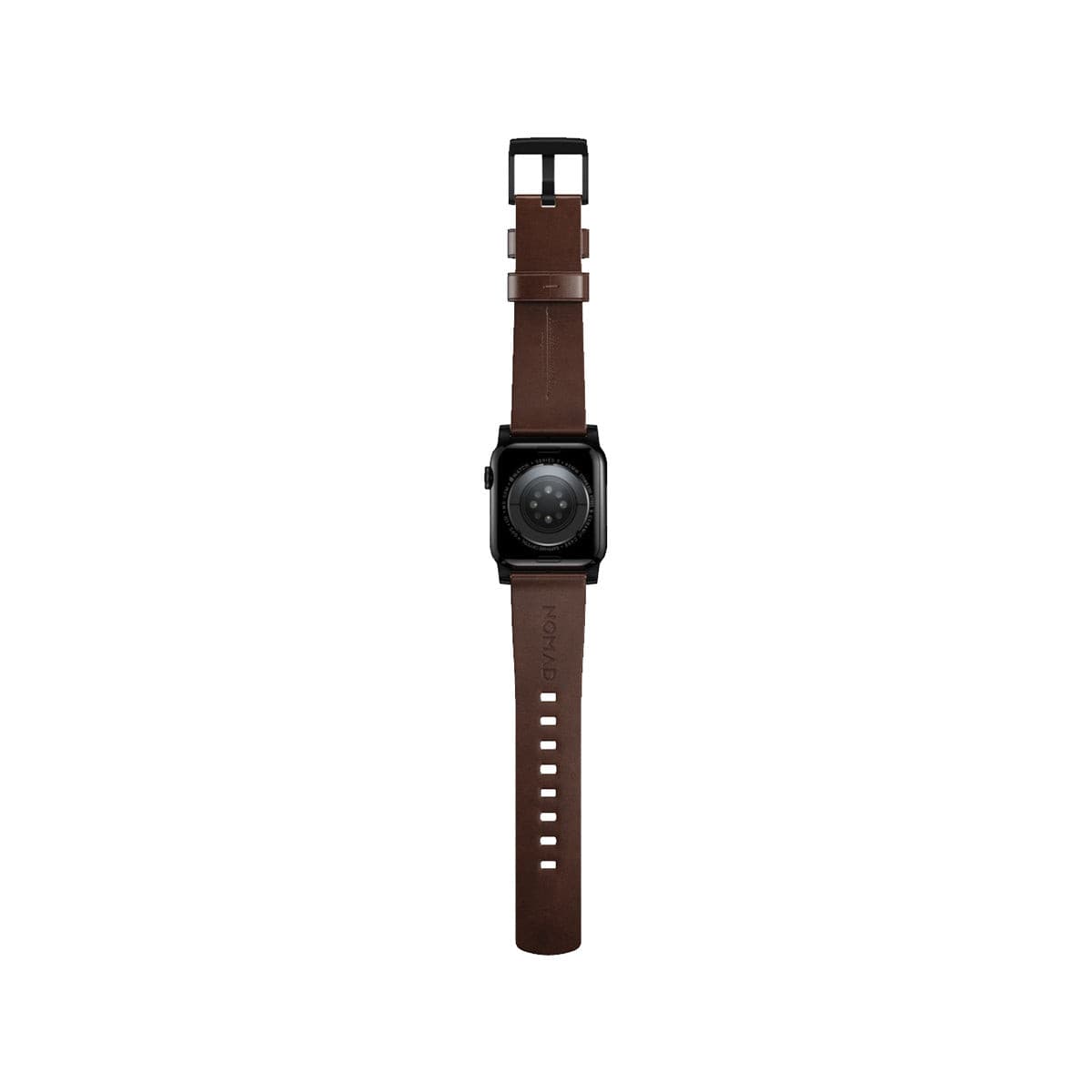 Premium NOMAD Apple Watch Band 45mm / 49mm - Genuine Horween Leather Strap with Black Hardware | Durable & Stylish for Everyday Wear, Workouts & Outdoor Adventures