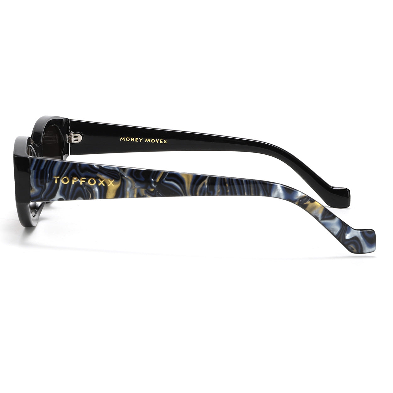 Kat x Money Moves Dark Blue Prescription Glasses - Stylish Eyewear for Work, Reading & Everyday Use
