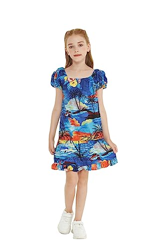 Girl Simple Muumuu Ruffle