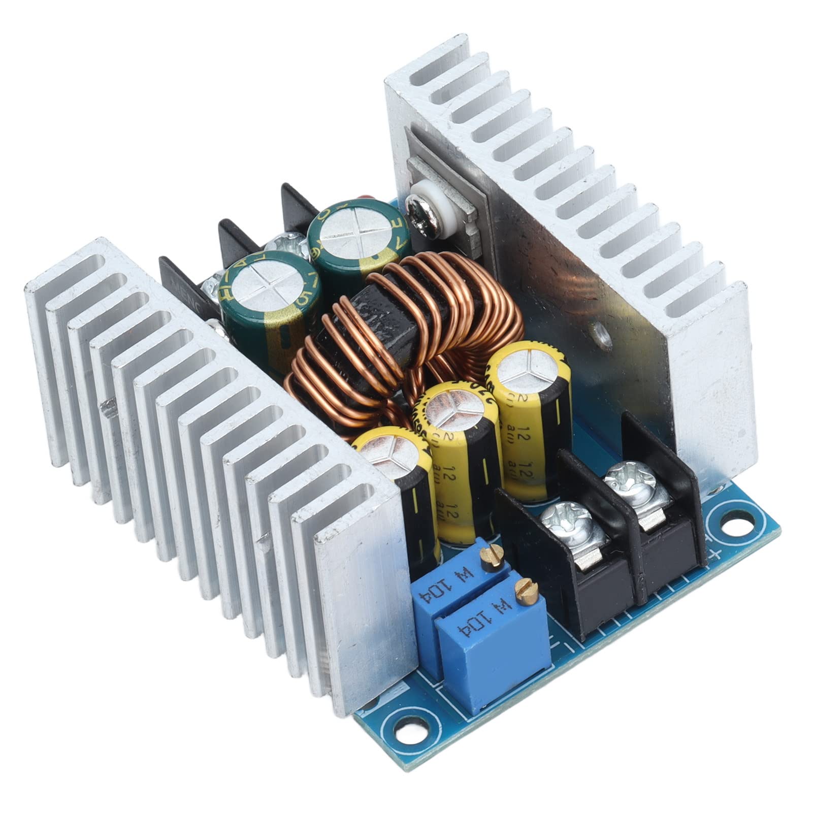 Pinsofy 6V-40V Adjustable Dual MOS Tube Voltage Converter Board - High Efficiency DC-DC Step Down Module for DIY Electronics, Solar Projects & LED Lighting