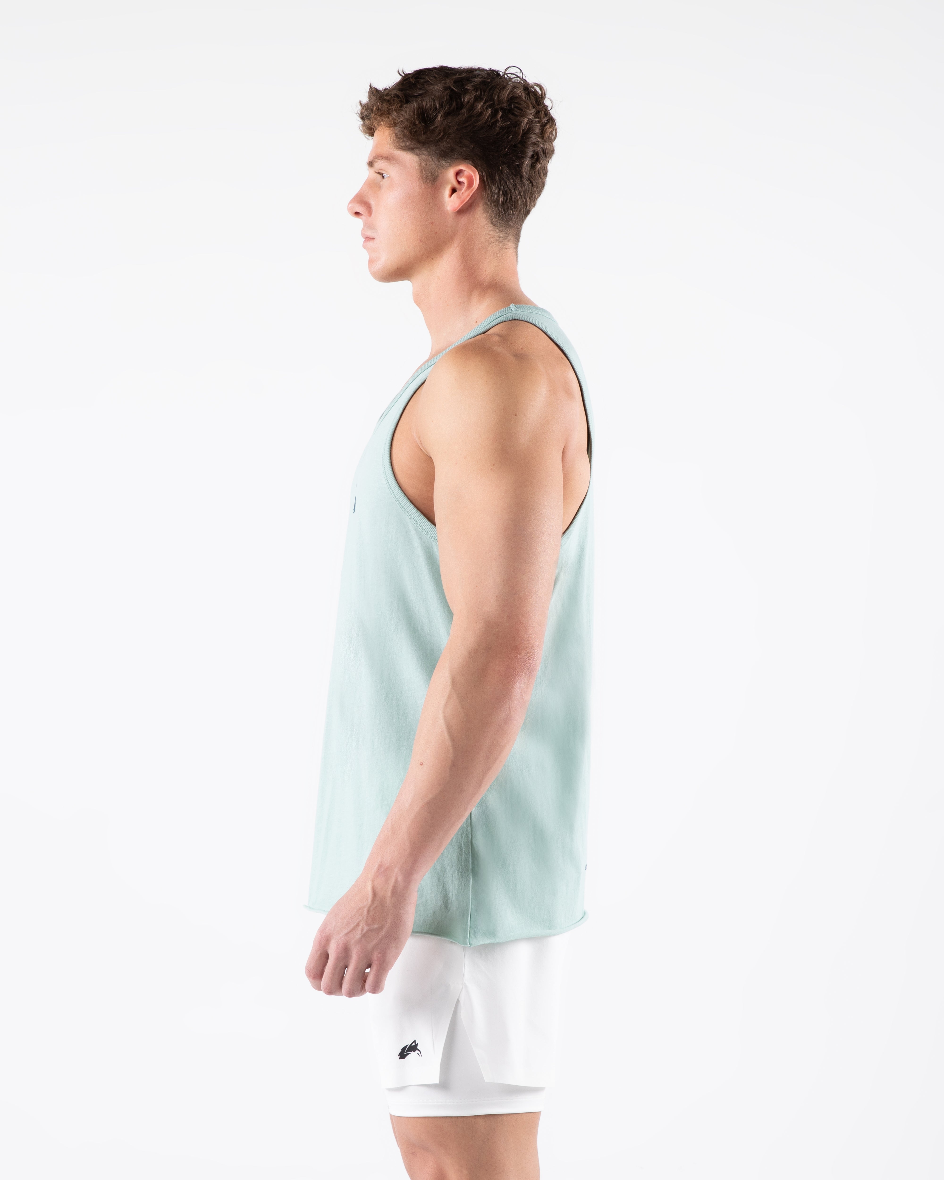 Celestial Blue Three Pillar Tank Top - Women's Yoga & Workout Shirt for Gym, Running, and Casual Wear