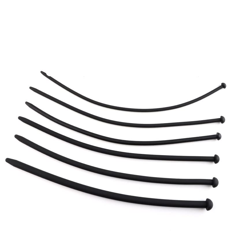 6pcs Silicone Urethral Sound Penis Plug - Smooth Catheter Dilator for Prostate Stimulation & Adult Pleasure | Perfect for Sensual Exploration & Intimate Play