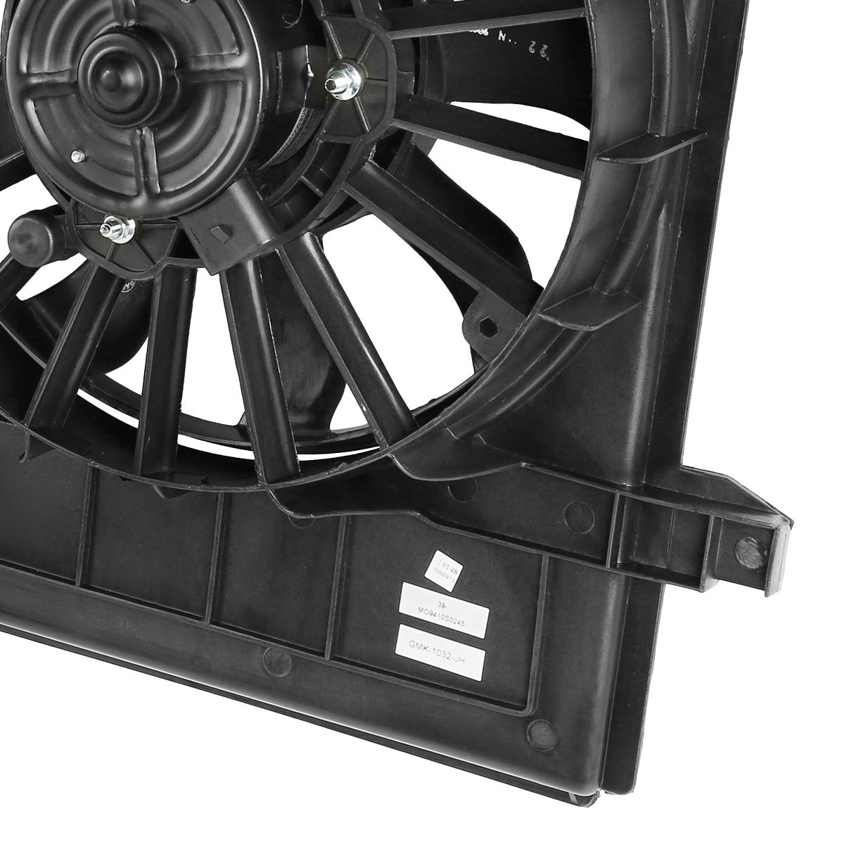 GM3115178 OE Style Radiator Cooling Fan Assembly Compatible with Chevy Malibu Pontiac G6 Saturn Aura 2.2L 2.4L 3.5L (2004-2012) - Perfect for Engine Overheating Prevention & Summer Driving