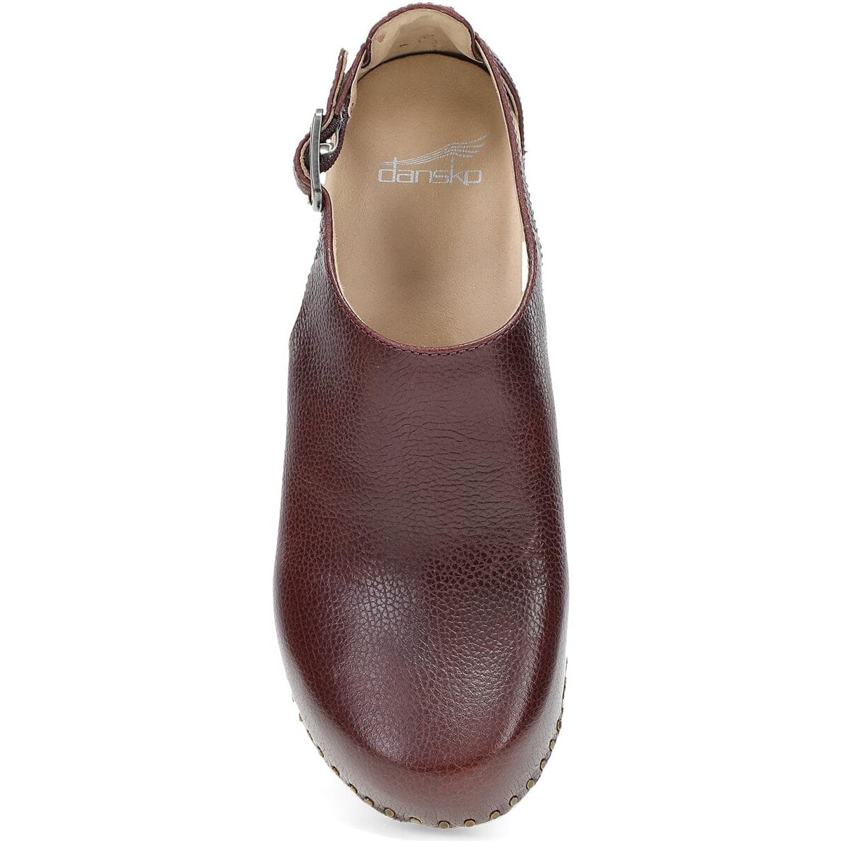 DANSKO SASSY MILLED BURNISHED Leather Clogs - Comfortable Slip-Resistant Shoes for Nurses, Chefs & Healthcare Workers