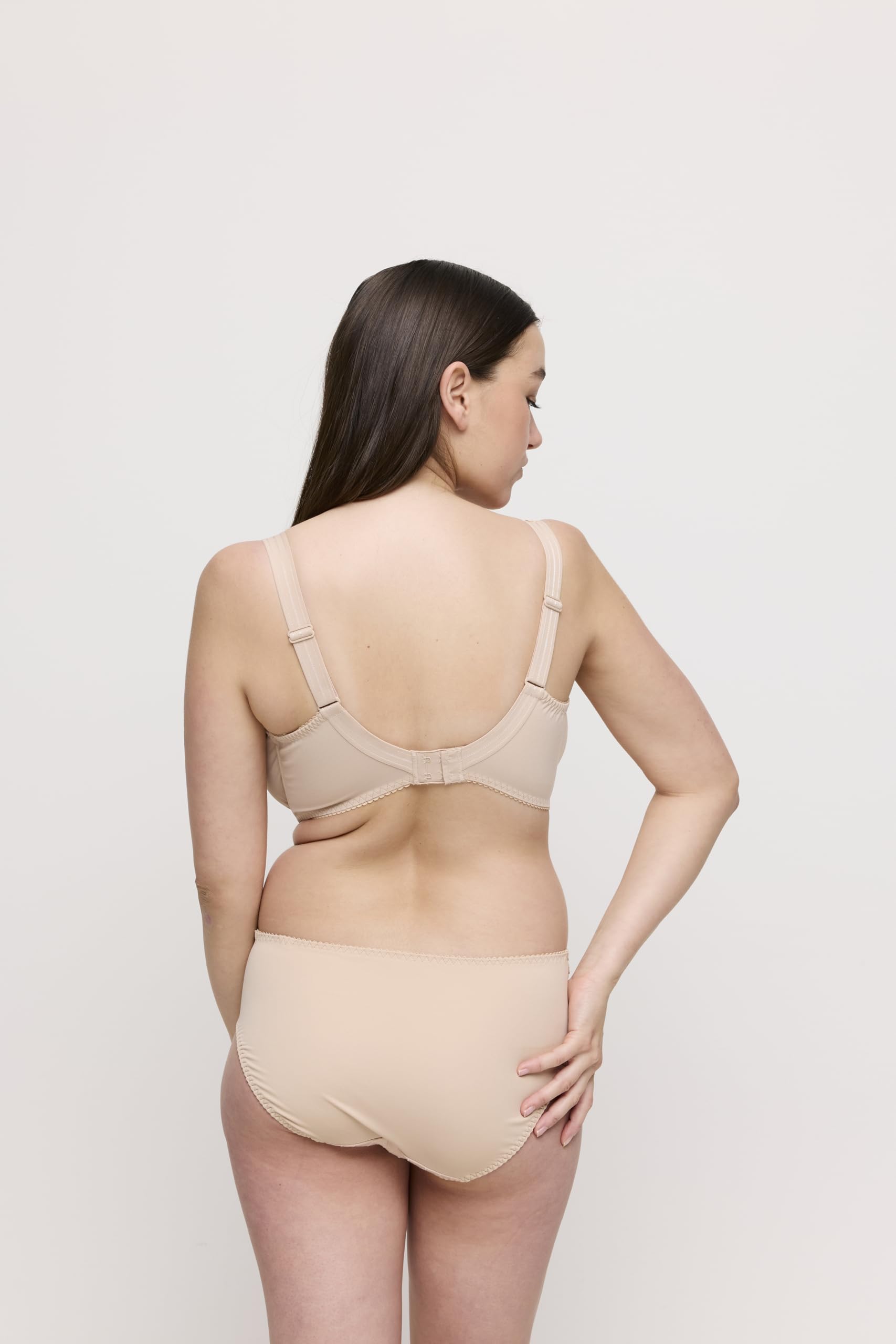 PrimaDonna Deauville Side Support Bra 36J - Full Coverage Plus Size Lingerie in Cafe Latte | Perfect for Everyday Comfort & Special Occasions