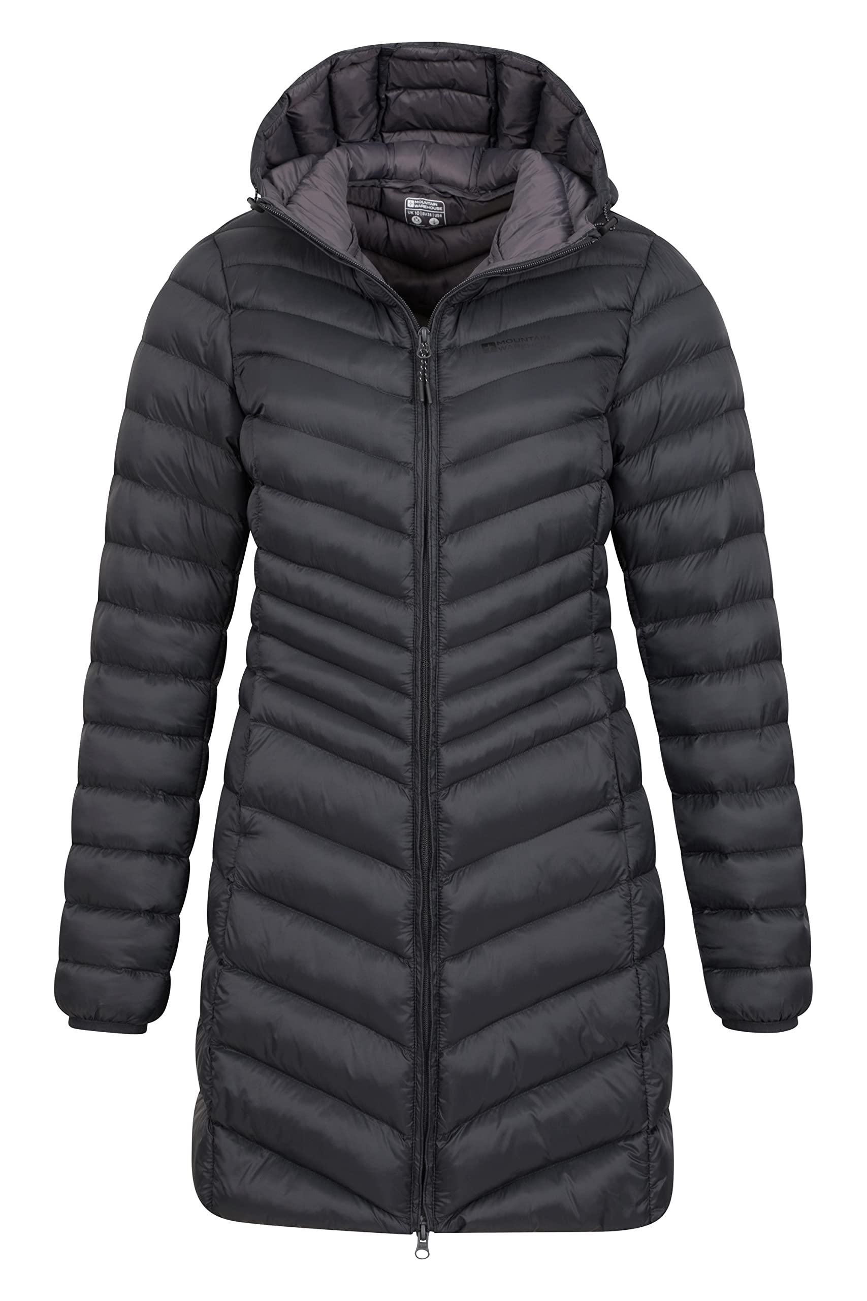 Mountain Warehouse Florence Women's Long Padded Winter Jacket - Waterproof Insulated Coat for Hiking, Skiing & Cold Weather