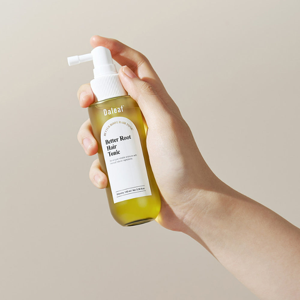 Daleaf Chlorella Hair Growth Tonic 100ml with Free 10ml Travel Size - Natural Hair Loss Treatment for Thicker, Stronger Hair - Perfect for Daily Scalp Care & Hair Regrowth