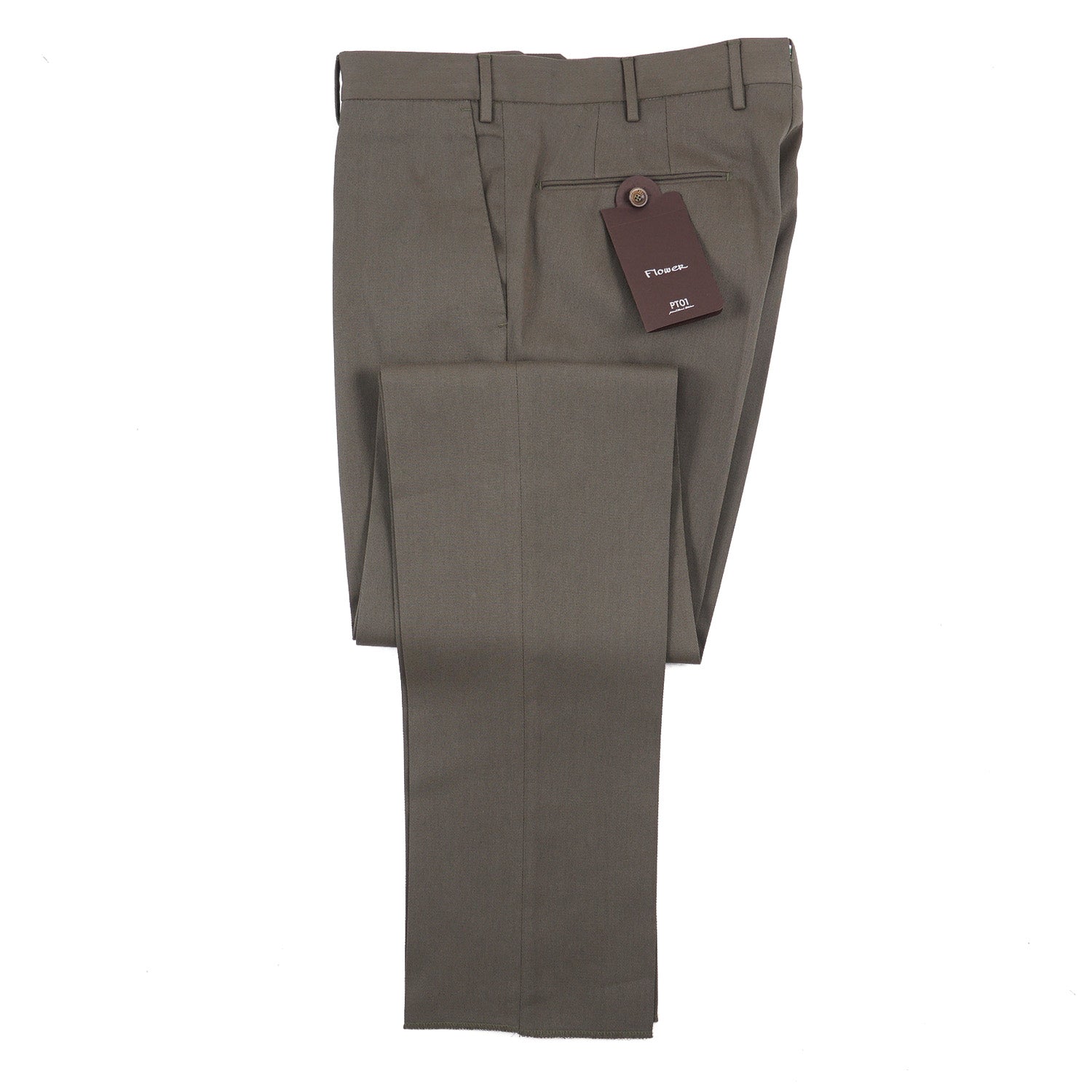 PT01 Men's Classic Twill Cotton Dress Pants - Slim Fit Business Casual Office Pants for Work & Formal Occasions