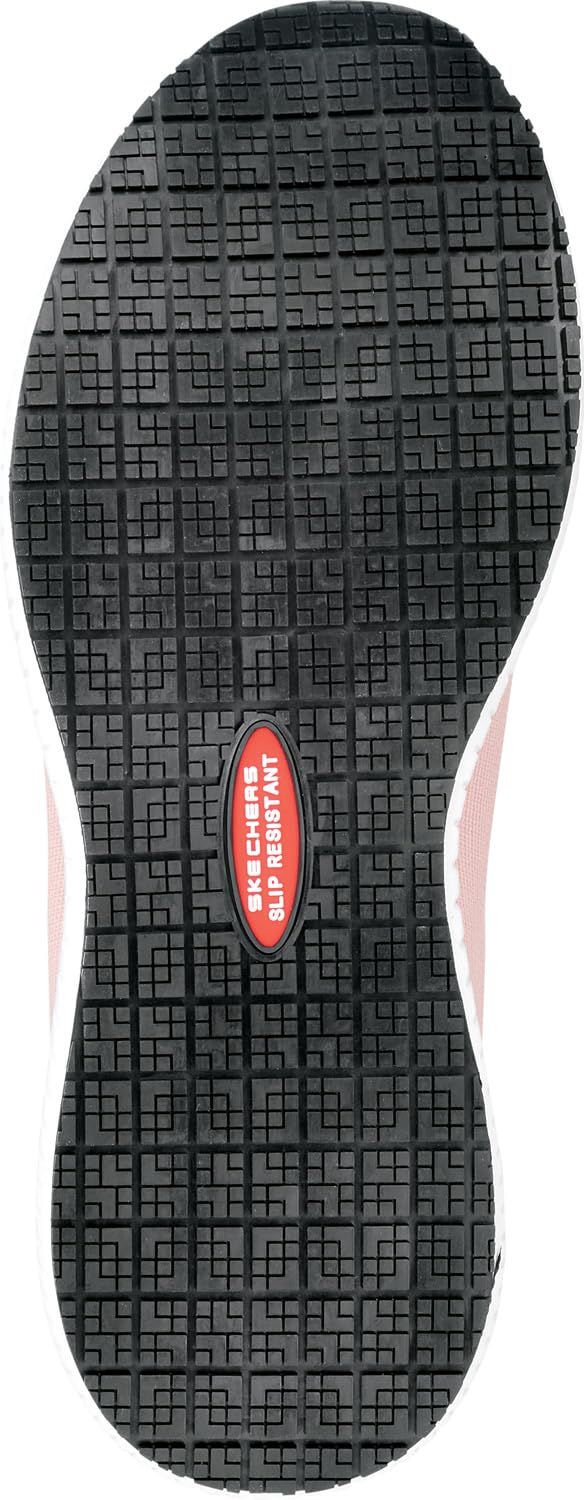 Skechers Women's Slip-On Work Shoes - Slip Resistant & Soft Toe for Comfort at Work