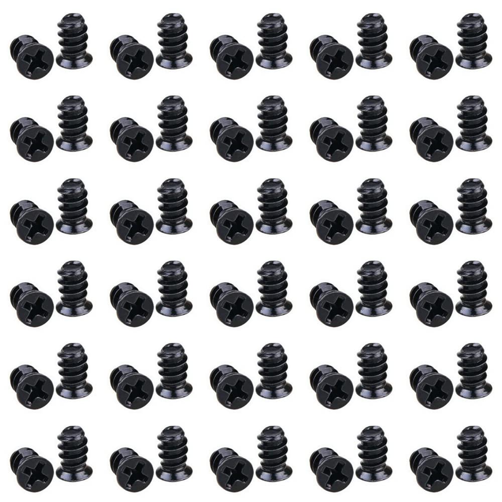 100 Pcs M5 x10 Black Computer Cooling Fan Mount Screws - PC Case Fan Screws for Optimal Airflow & Cooling Performance - Perfect for Gaming PCs, Workstations & DIY Computer Builds